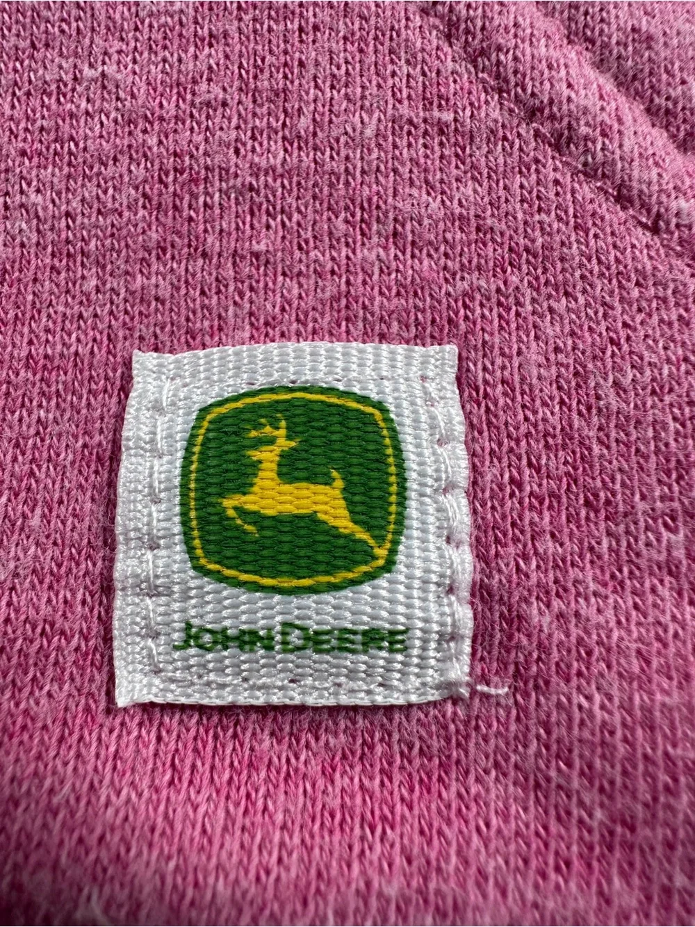John Deere Girls Pink Floral Horse Graphic Pullover Hoodie - Size 6X
